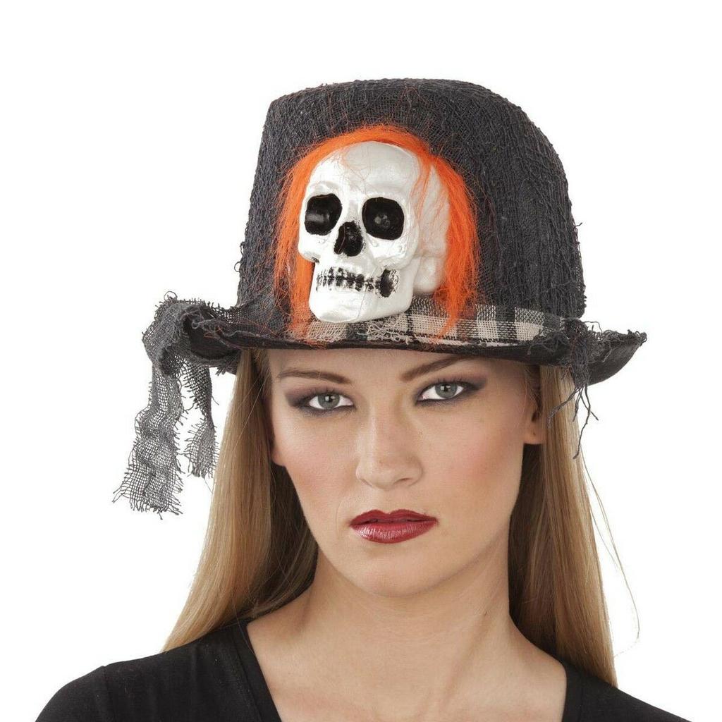 My Other Me Skull Hat Black One Size 59 Cm