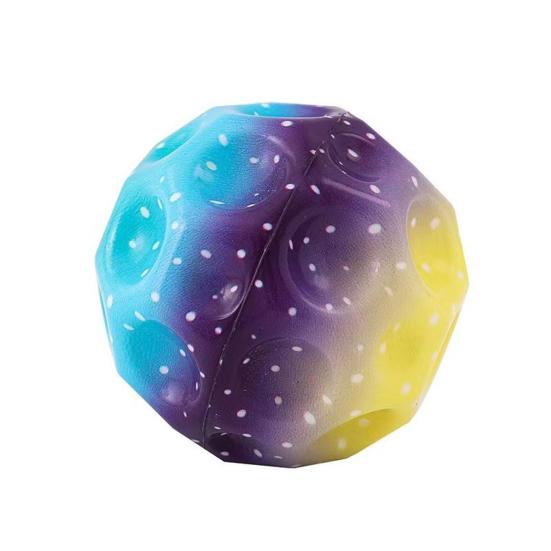 Moon Space Bouncy Balls for Kids Unique Sound Effects Jumping Ball LED Light-Up