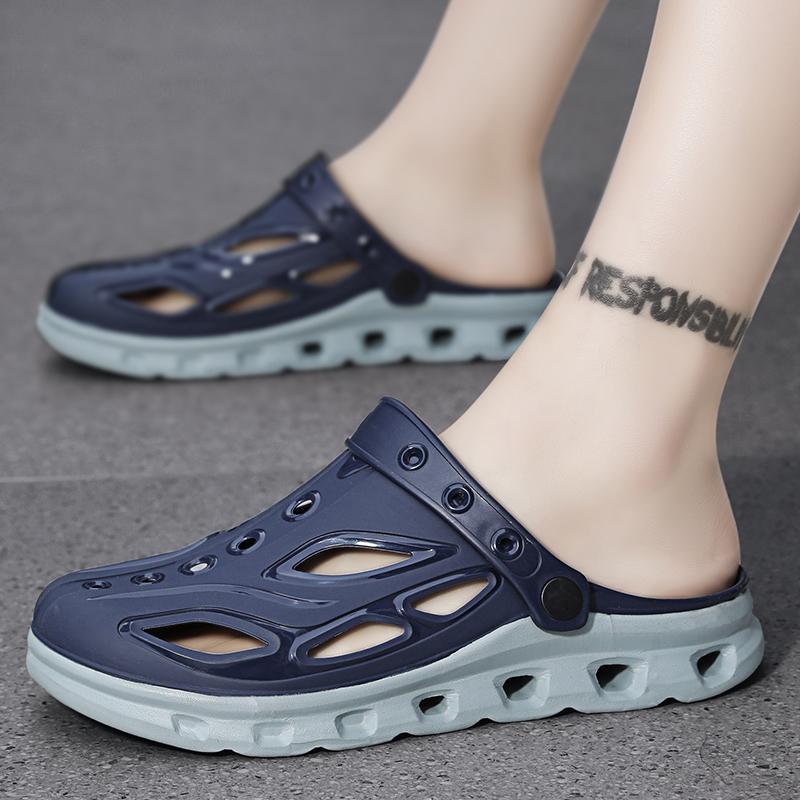 Летние мужские сандалии для сада Мужские удобные сандалии для отдыха на открытом воздухе из ЭВА Мужские пляжные тапочки Водная обувь Сандалии для бассейна