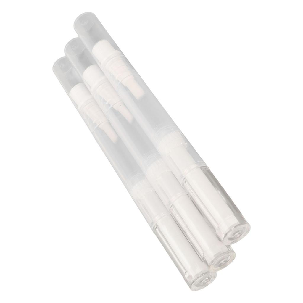 3 шт. в упаковке 2,5 мл прозрачные поворотные ручки пустые вращающиеся многоразовые масло для роста ногтей жидкая ручка с кисточкой