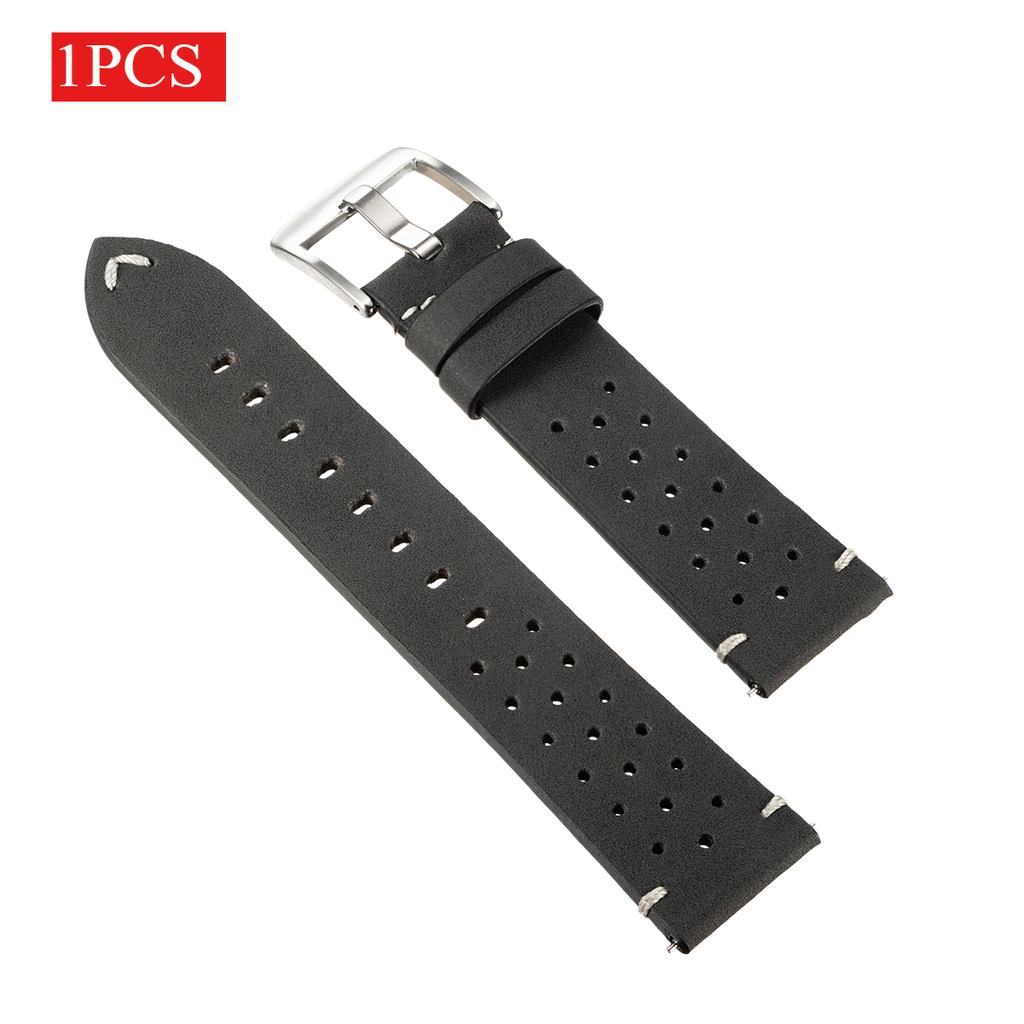 2 шт. 20 мм кожаный дышащий ремешок для Samsung Galaxy Watch 7 6 5 4 40/44 мм 6Classic 5Pro 22 мм ремешок для Huawei GT5 3 4Pro ремешок для часов