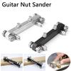 Инструмент для шлифовки порожка и седла гитары, шлифовальный, инструмент лютье для гитарных деталей и аксессуаров, фитинги для инструментов из алюминиевого сплава