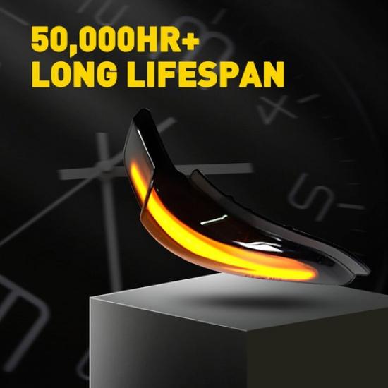 Динамический указатель поворота бокового зеркала для TOYOTA Yaris Camry Corolla Prius Venza