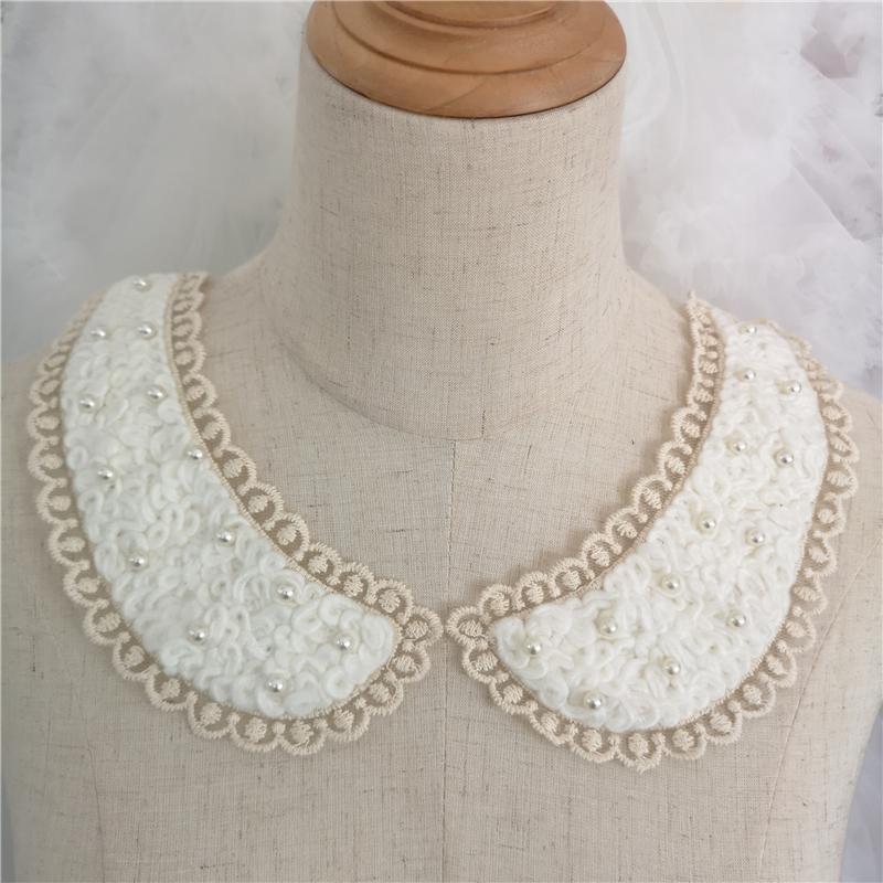 Fashion Sequins Beaded Plastic Masonry Lace Collar DIY Women's Clothing Corsage One-piece Skirt Shopping Trip Wild Decoration