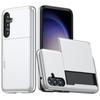 For Samsung Galaxy S25+ Case with Card Holder TPU + PC Phone Back Cover