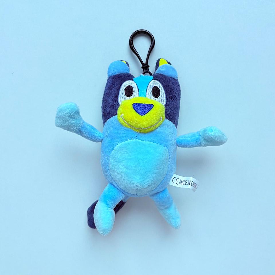 Bluey Family, Bingo And Friends Series Plush Pillows & Keychains | Cute Cartoon Charms For Phones And Bags, Stuffed Dolls