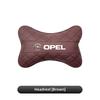 BBFV3 Breathable Leather Car Headrest Seat Neck Support Pillow For Opel Astra Grandland Corsa Mokka Frontera Insignia Zafira Vivaro