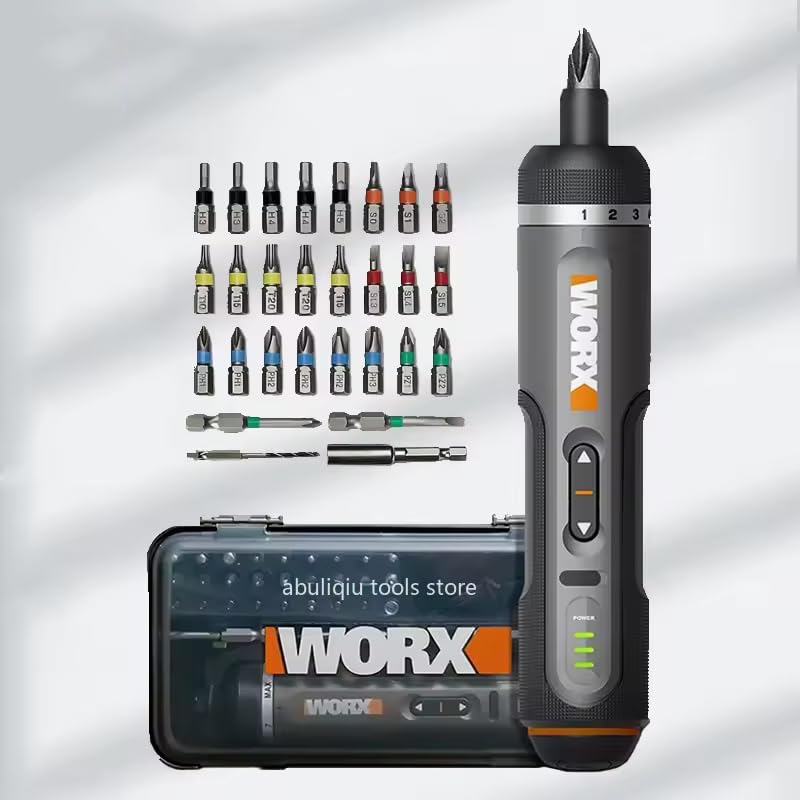zmart WORX WX242 Mini Electric Screwdriver Smart Cordless Electric with Electric Drill Rechargeable Smart Power Small Electric DIY Lightweight