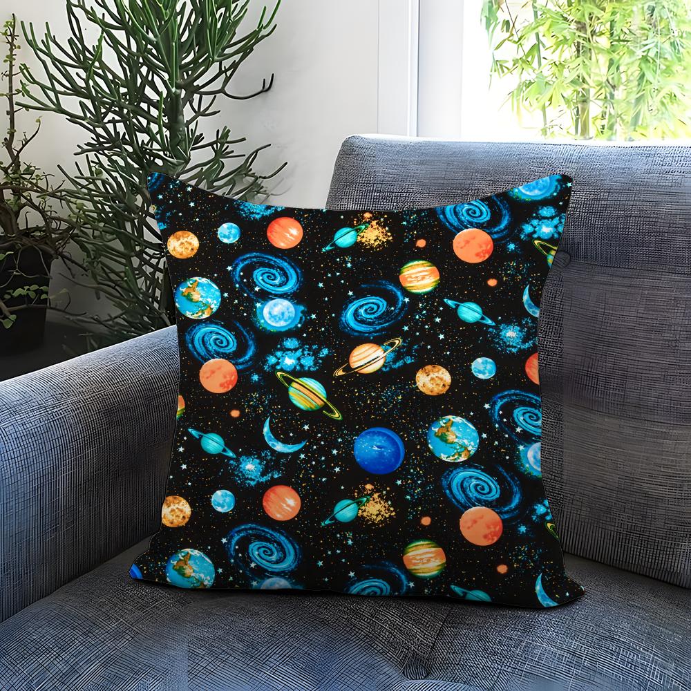Starry Sky Texture Cushion Cover Comfortable Reversible Pillow Cover Ideal for Car Sofa Bedroom Beyond