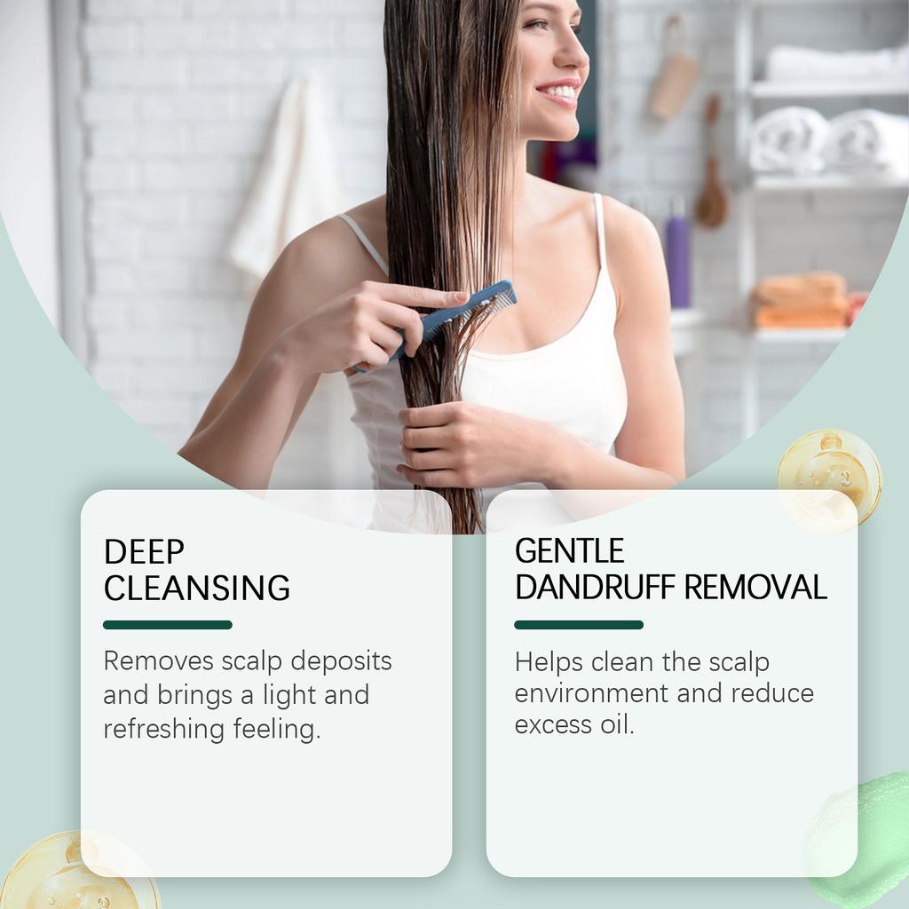 Скраб для кожи головы Мягкое отшелушивание Морское очищающее средство Контроль жирности Против перхоти Освежающий уход