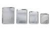 Takagi Stainless Steel Square Made In Set of for Bulk and Stackable for Cooking Trays Trays, Japan, 4, Purchase, Prep, Cooking, Frying, Silver,