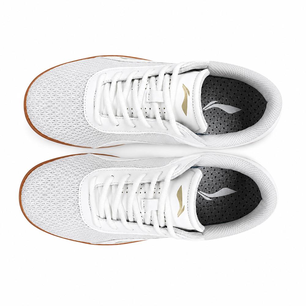 Li Ning Training Shoes Unisex Low Top Gold/Gray LDBW104