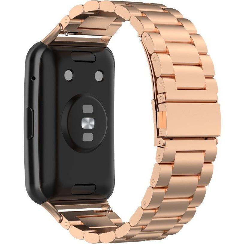 Stainless Steel Bracelet Strap for Huawei Watch Fit - Rose Gold