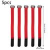 5PCS Reusable Self-Locking Cable Ties Multifunctional Cord Organizer Adjustable Cable Management for Home Office