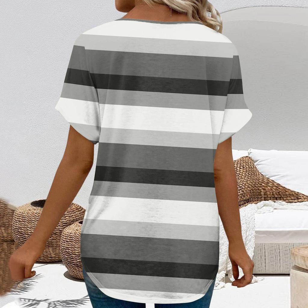 T Shirts Short Sleeve V Neck Tees Womens Fashion Tops Trendy Lightweight Soft Casual Summer Outfits