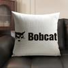 Автомобильная прохладная наволочка B-Bobcat Летняя дышащая льняная органическая ткань Двусторонняя печать Наволочка для диванной подушки Домашний декор