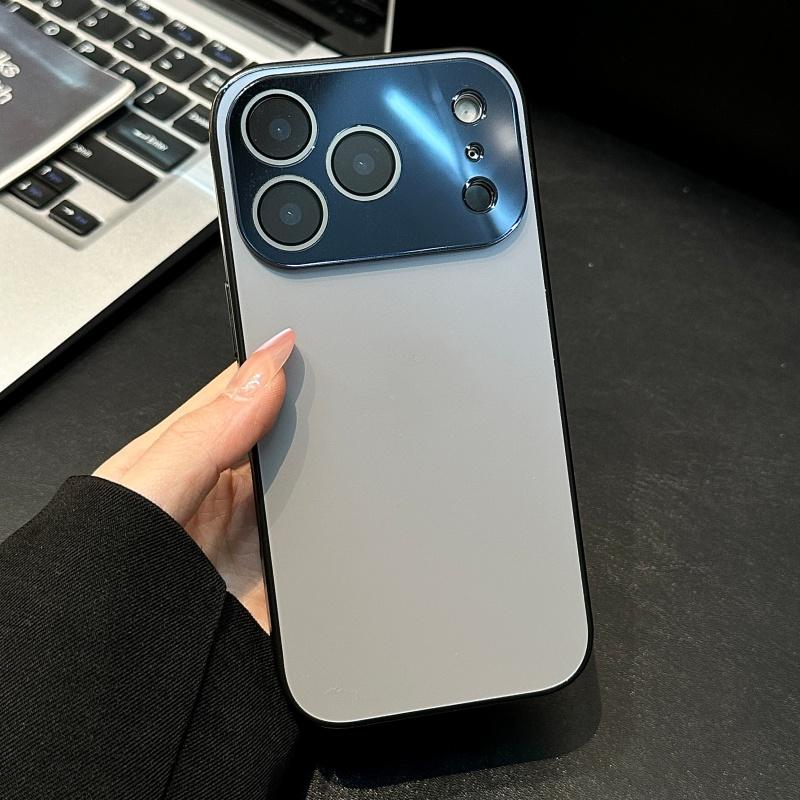 Роскошный прозрачный чехол-окно с кристаллами для iPhone 17 16 15 14 13 Pro Max 16Pro 17Pro Ударопрочный Бронированный Матовый Задний Бампер Прочный Чехол