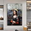 Vintage Portrait Mona Lisa Character Canvas Painting Posters and Prints Wall Art Picture for Living Room Wall Decoration Cuadros