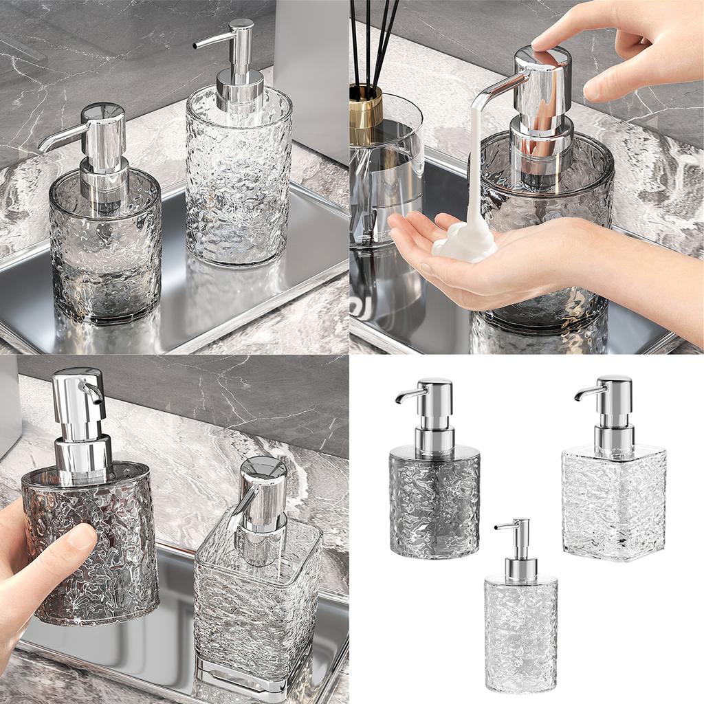 Travel Portable Liquid Soap Foaming Press Pump Dispenser Empty Bottle for Easy Liquid Storage and Leak Proof Designs