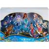 Набор мини-кукол Mattel Disney Русалочка, 7 шт., с блестящим хвостом, подвижные, для переодевания, от 3 лет