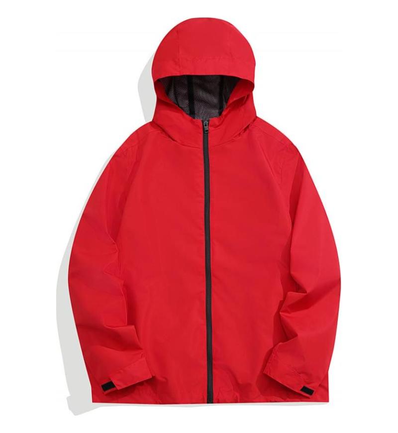Fashionable Thin Models of The Same Men and Women Windproof Fabric Rushing Jacket YG-998