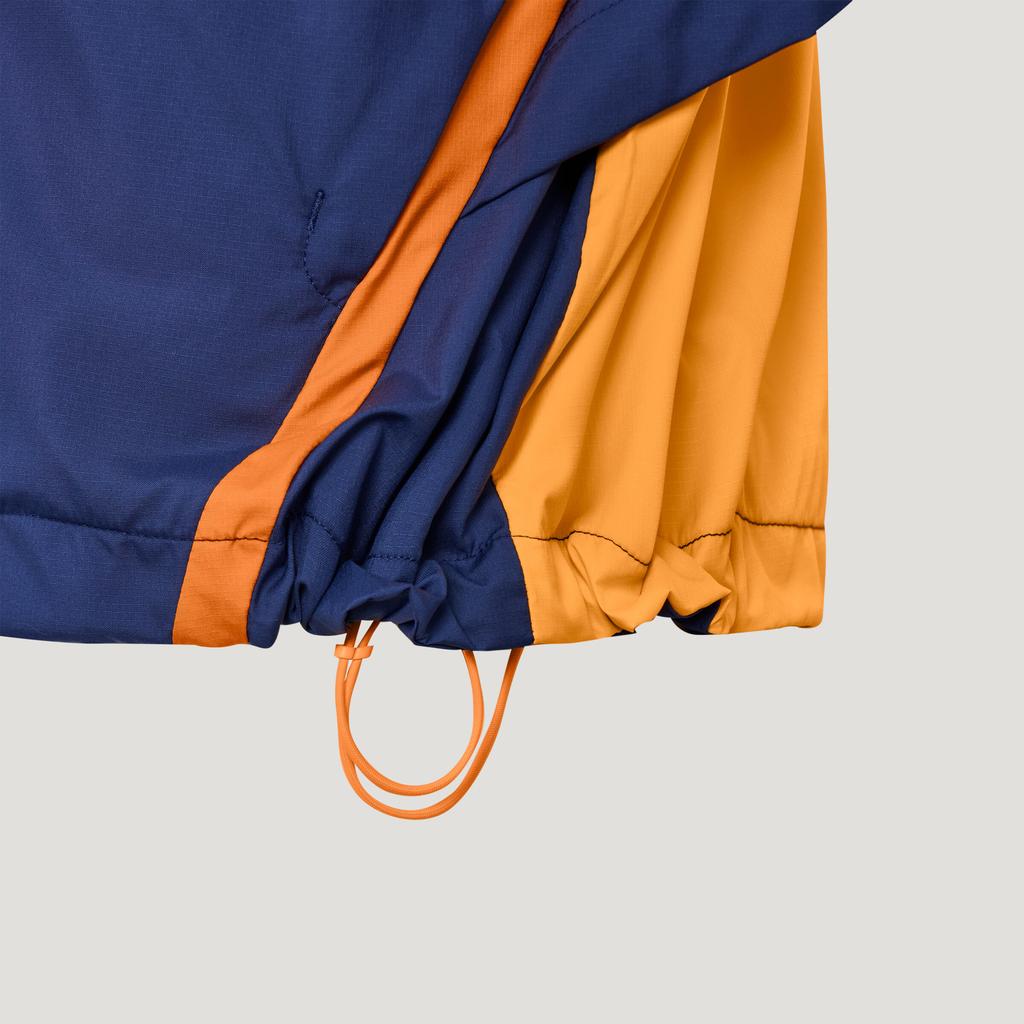 Adidas Jackets Unisex Technology Indigo/Bright Orange Stand Collar Mod