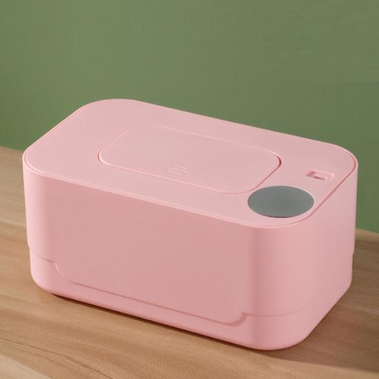 Baby Wipe Warmer Portable Temperature Adjustable USB Powered Large Capacity Wet Tissue Dispenser Heater