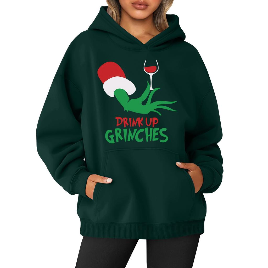 Женская толстовка с капюшоном и круглым вырезом, длинными рукавами и цветочным принтом