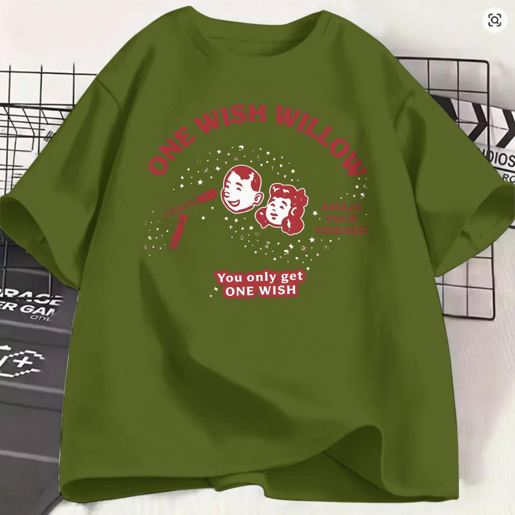 Obsession Movie 2026 Tshirts For Unisex One Wish Willow Funny Pure Cotton Tee Shirt Crew Neck Short Sleeve 4xl 5xl 6xl Clothes