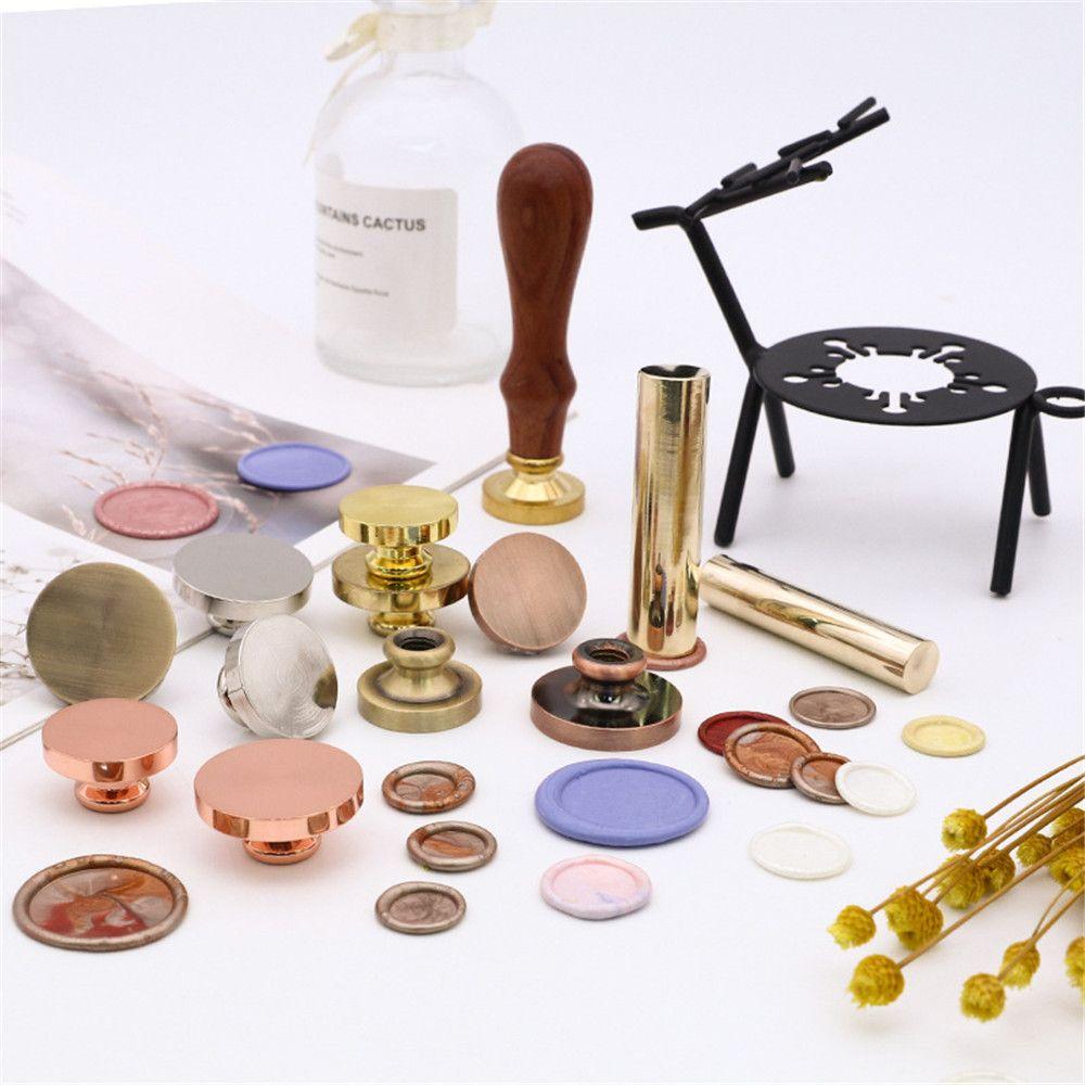 Скрапбукинг Круглый Свадебный Приглашение Краска Печать Восковая Печать Штамп Восковая Медная Голова Счастливого Рождества