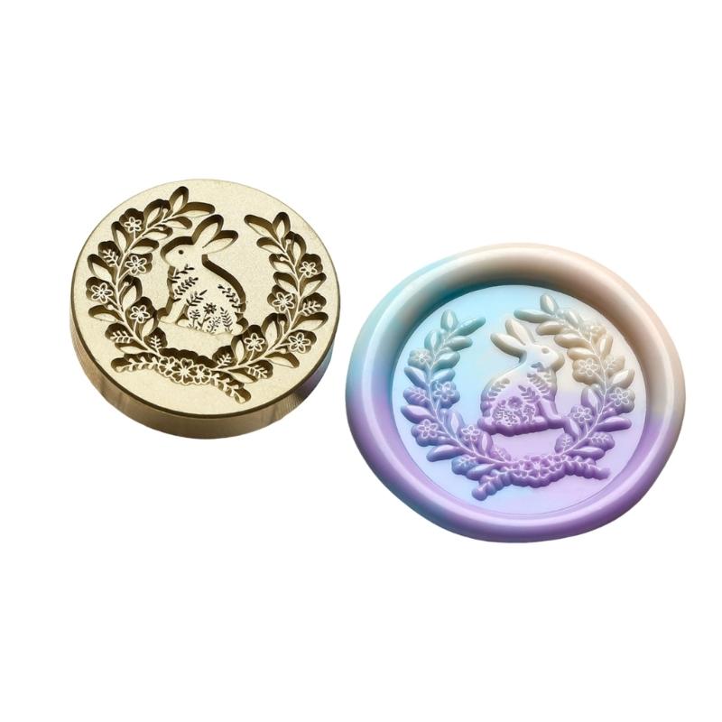 Easter Pattern Wax Stamp Head Replacement for Sealing Envelope Invitation Gift Cards Easter Greeting Card