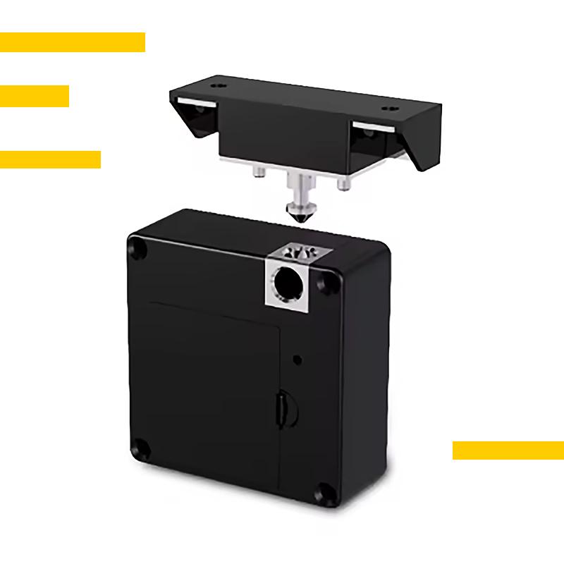 TT App Unlock 13.56MHz Smart RFID Pedestal Drawer Lock Plastic Wristband RFID Hidden Invisible Desk Drawer Lock for Office Use