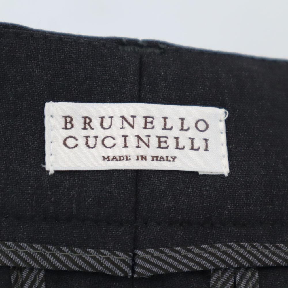 Brunello Cucinelli Укороченные брюки 36 Угольно-серый Женские Б/у