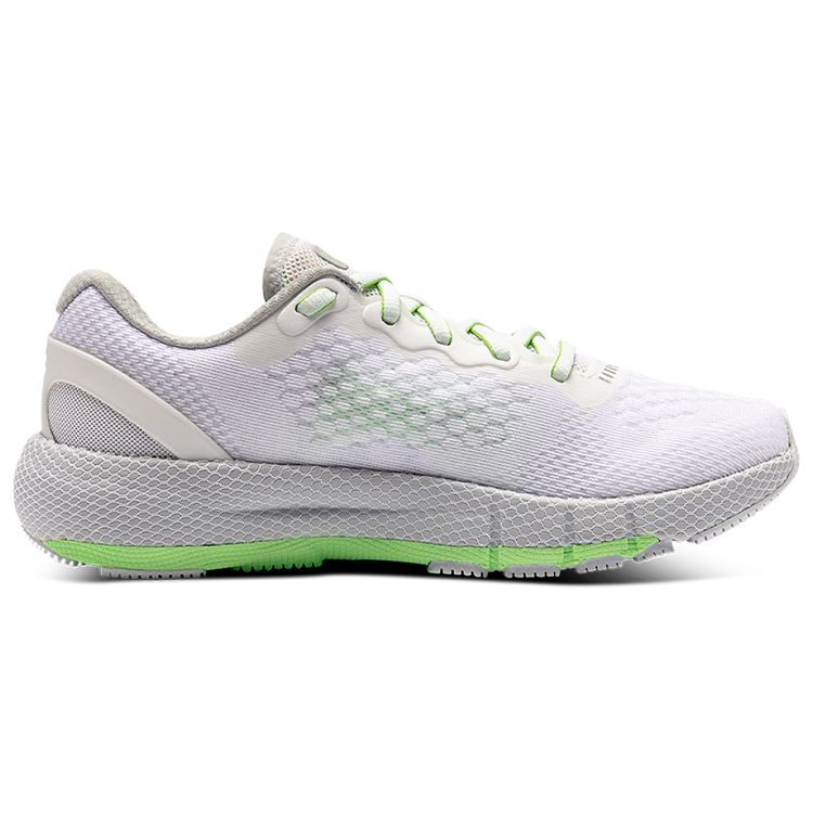 Under Armour HOVR Machina 2 Comfortable Fabric Durable Breathable Low-Top Casual Running Shoes Women Sneaker White Green 3025221-100