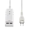 ELPA Lightning-resistant USB Cord Tap Power Tap with USB 0.5m WL-2205SU
