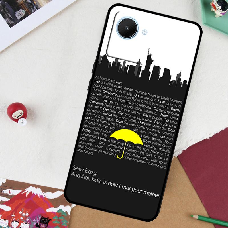 Как я встретил вашу маму Himym Для Realme 13 Pro Plus 14 12 10 11 GT 6 5 6T GT7 Pro C51 C21Y C25S C75 C67 C61 C53 C55 Чехол