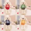 Cuddly Cartoon Long Eared Bunny Plush Toy Vest Stuffed Animal Doll Gift Kids