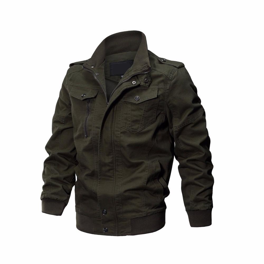 Men Air Force Military Jacket Stand Collar Coat Tactical Casual Outwear Exotic