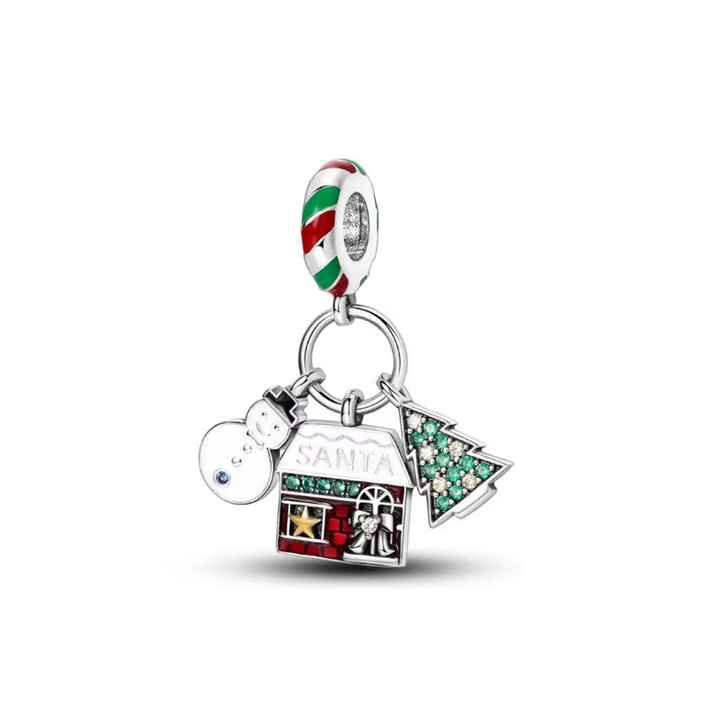 Хэллоуин Медный Тыква Призрак Шарм Шляпа Глаза Бабочка Бусина Подходит Женщинам Оригинальный Браслет Украшения Для Рождественского Подарка