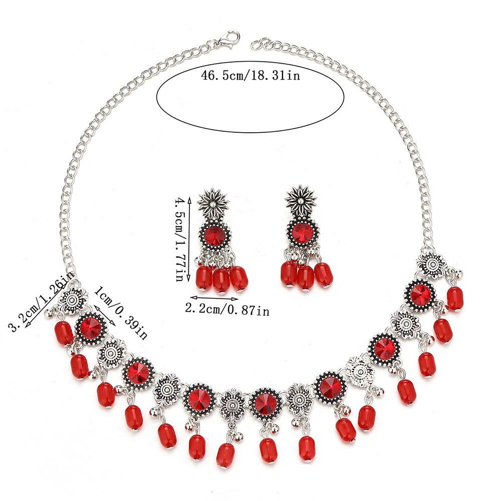 Серьги Свадебные Свадебные Аксессуары Подвеска Капля Росы Стразы Набор Украшений Свадебная Вечеринка