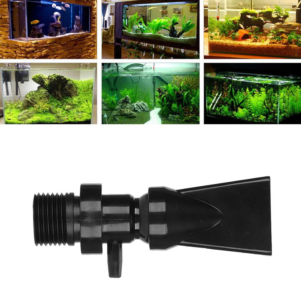 2 шт. вращающийся на 360 градусов адаптер для аквариума насадка «утконос» трубка для выхода воды из аквариума с портом аэрации