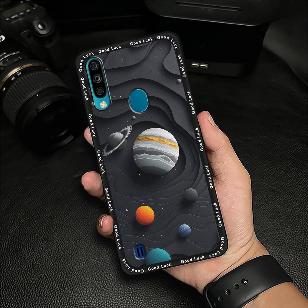 Модный прочный чехол для телефона ZTE Blade A7 2020 с отпечатком пальца, полная задняя крышка, водонепроницаемый чехол, милый ТПУ