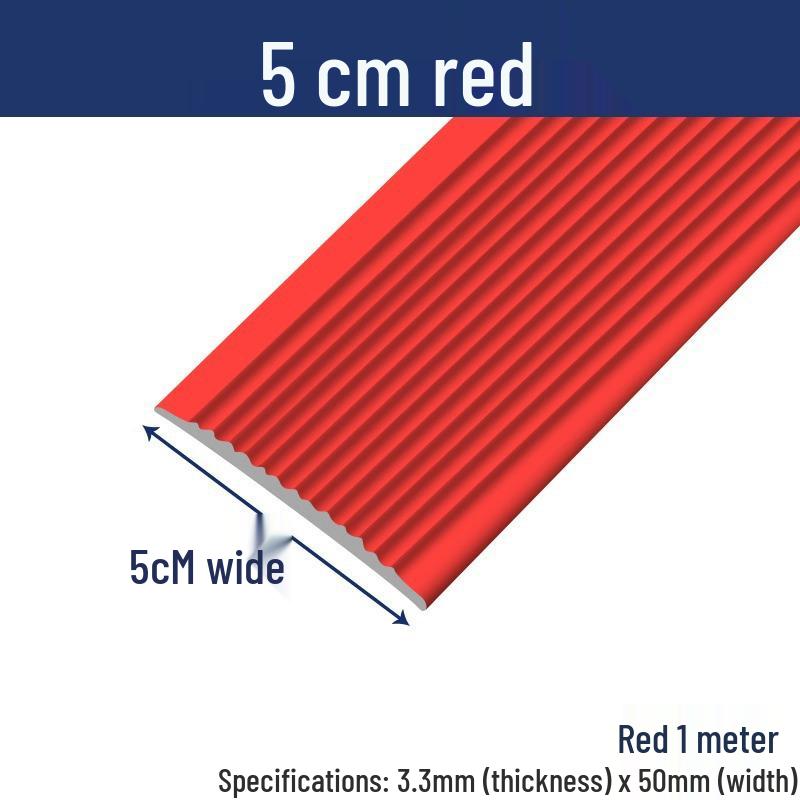 Самоклеящаяся ПВХ противоскользящая накладка на кромку ступени для детских садов