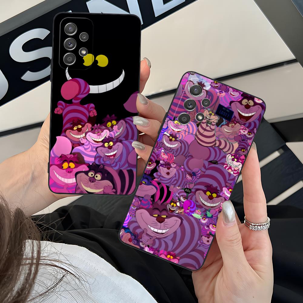 Чехол для телефона 'Кот Чешир' для Samsung Galaxy A73 72 71 70 56 55 54 53 52 36 35 34 23 16 15 5G Цветная Печать Смартфон Красивый
