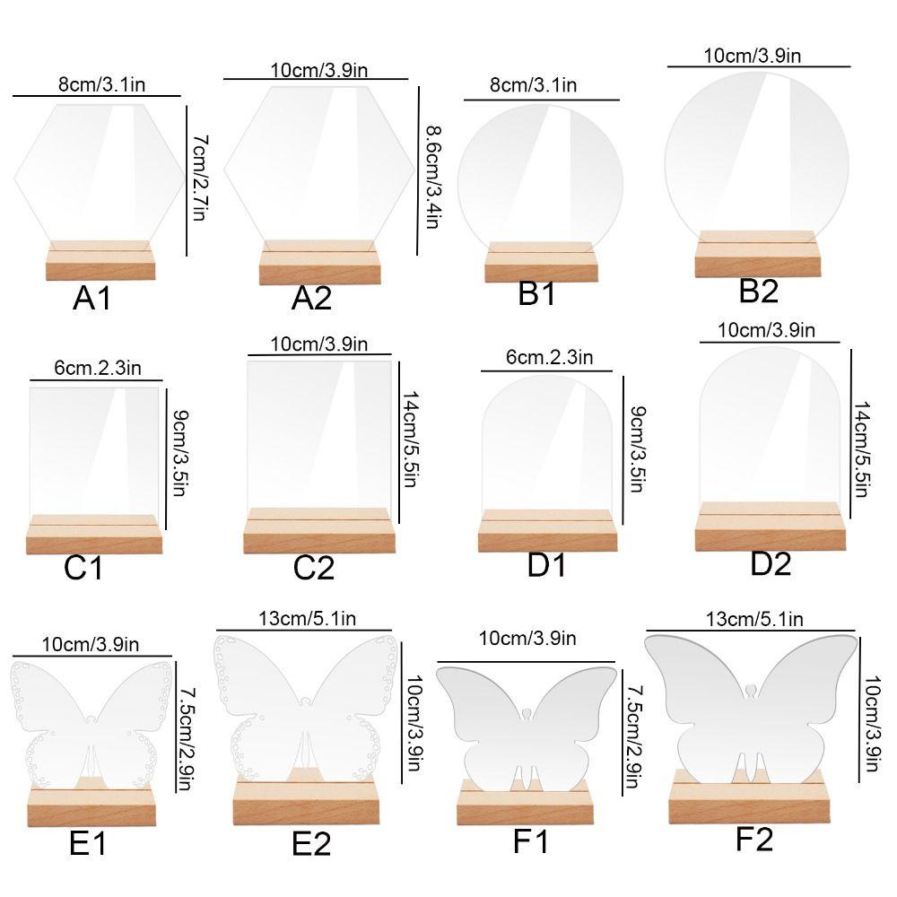 for Wedding Party Decor Menu Display Frame Card Display Stand Table Number Plate Table Number Sign