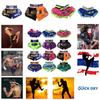 Muay Thai Shorts Pants Kickboxing Boxing MMA UFC Martial Arts Fight Unisex Men Women Kid Quick Dry Print Elastic High Waist Polyester Training
