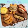 Egg Tarts Puffs Pancakes And Bagels Plush Pendants With Short Plush Filling For Kids And Adults