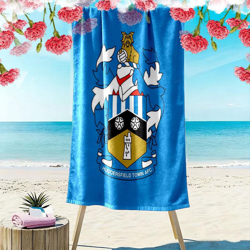 Huddersfield logo Beach Towel, Large Soft Quick Dry Towel for Beach Camping Swimming