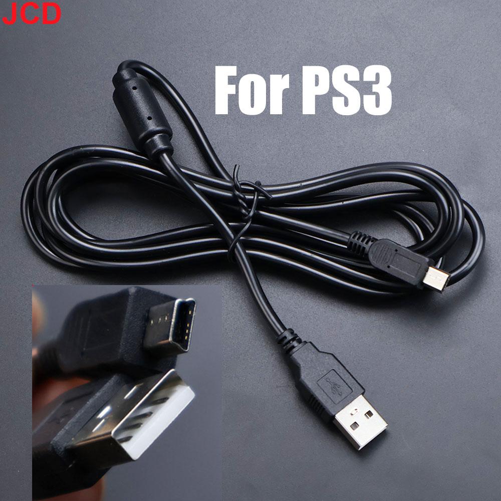 JCD For PS3 Controller USB Charge Cable For PS 3 Wireless Game Console Controller Charging Cord 1.8M with Magnetic Ring