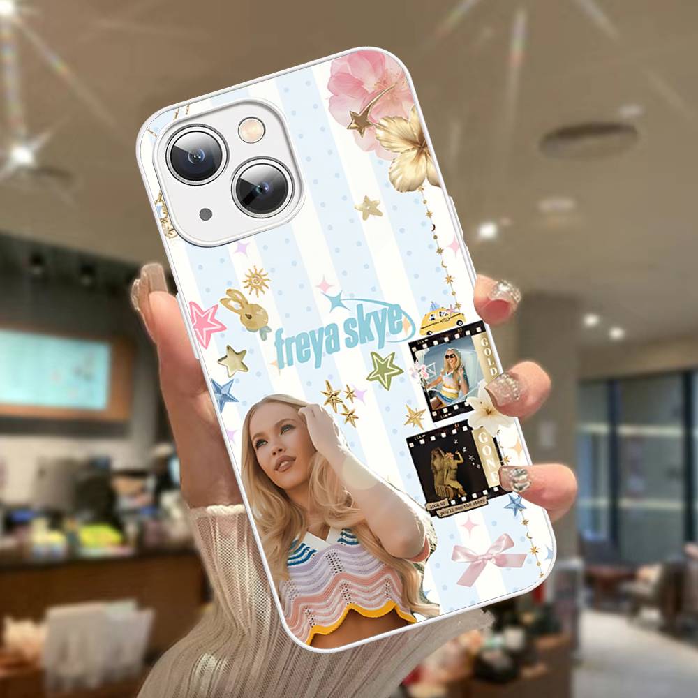 Закаленное стекло Singer F-Freya Skye для iPhone 14 13 12 11 Pro Mini XS MAX 14Plus X XS XR Чехол